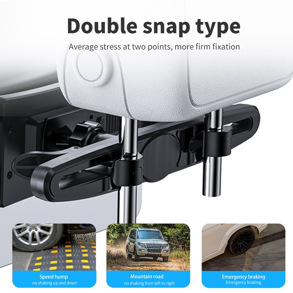 Tablet Holder for Car Car Back Seat for iPad Holder Tablet Mount Road for Kid for All Cell Phone & iPad Pro/Air/Mini