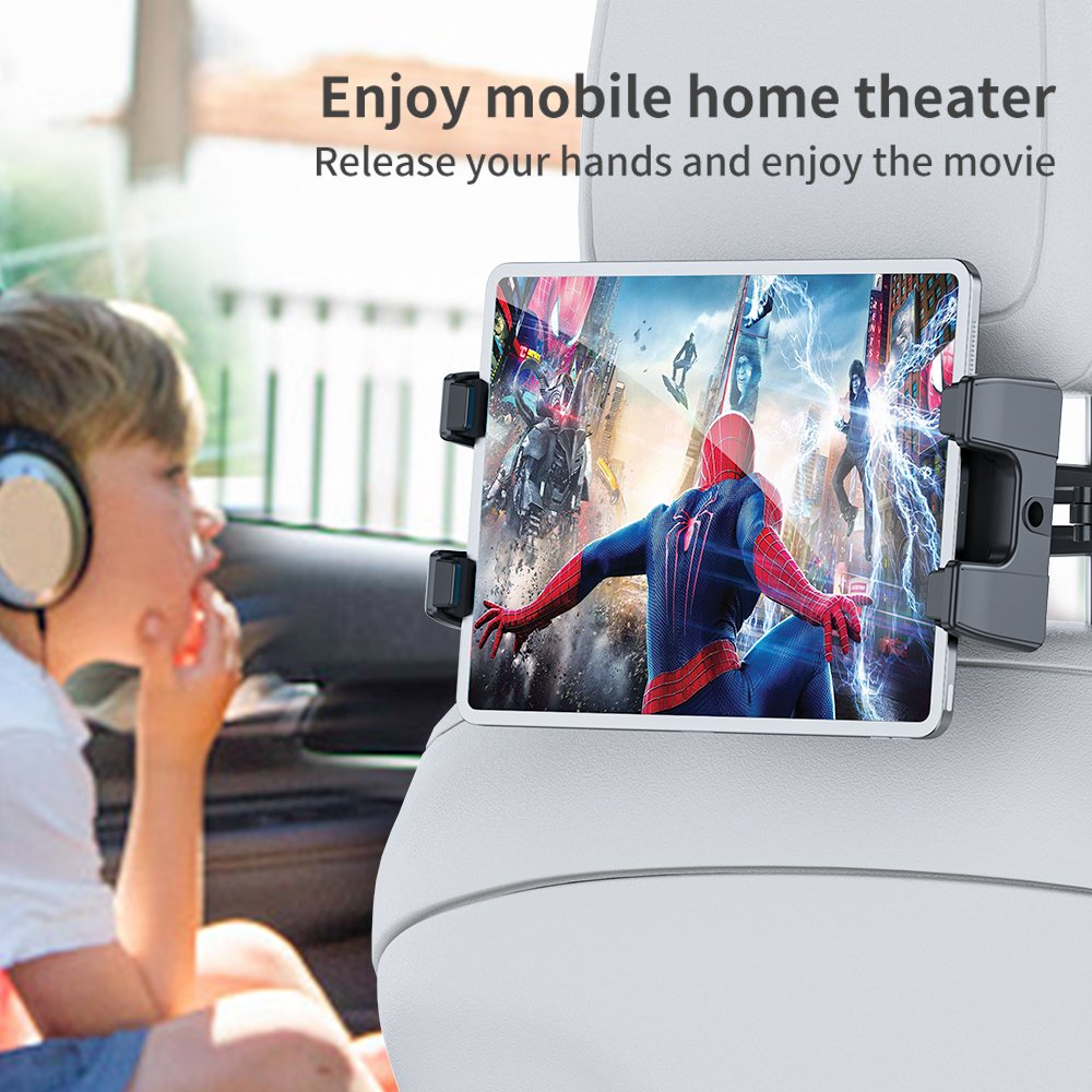 Tablet Holder for Car Car Back Seat for iPad Holder Tablet Mount Road for Kid for All Cell Phone & iPad Pro/Air/Mini