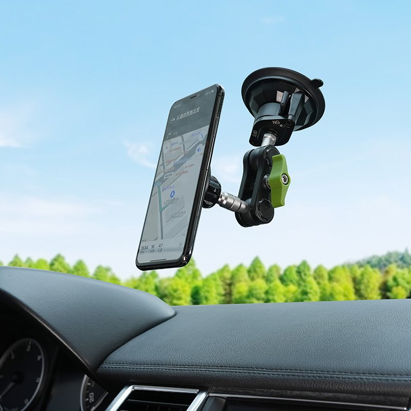 New Custom Flexible Strong Magnetic Phone Mount Dashboard Cell Phone Bracket Magnet Car Mobile Phone Holder