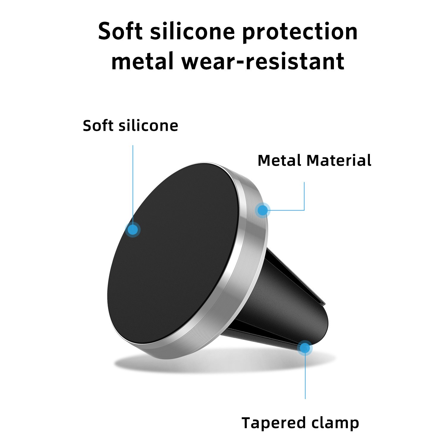 Magnetic Car Phone Holder For iPhone Samsung Huawei Xiaomi Air Vent Mount in Car Metal Magnet Stand Mobile Phone Support