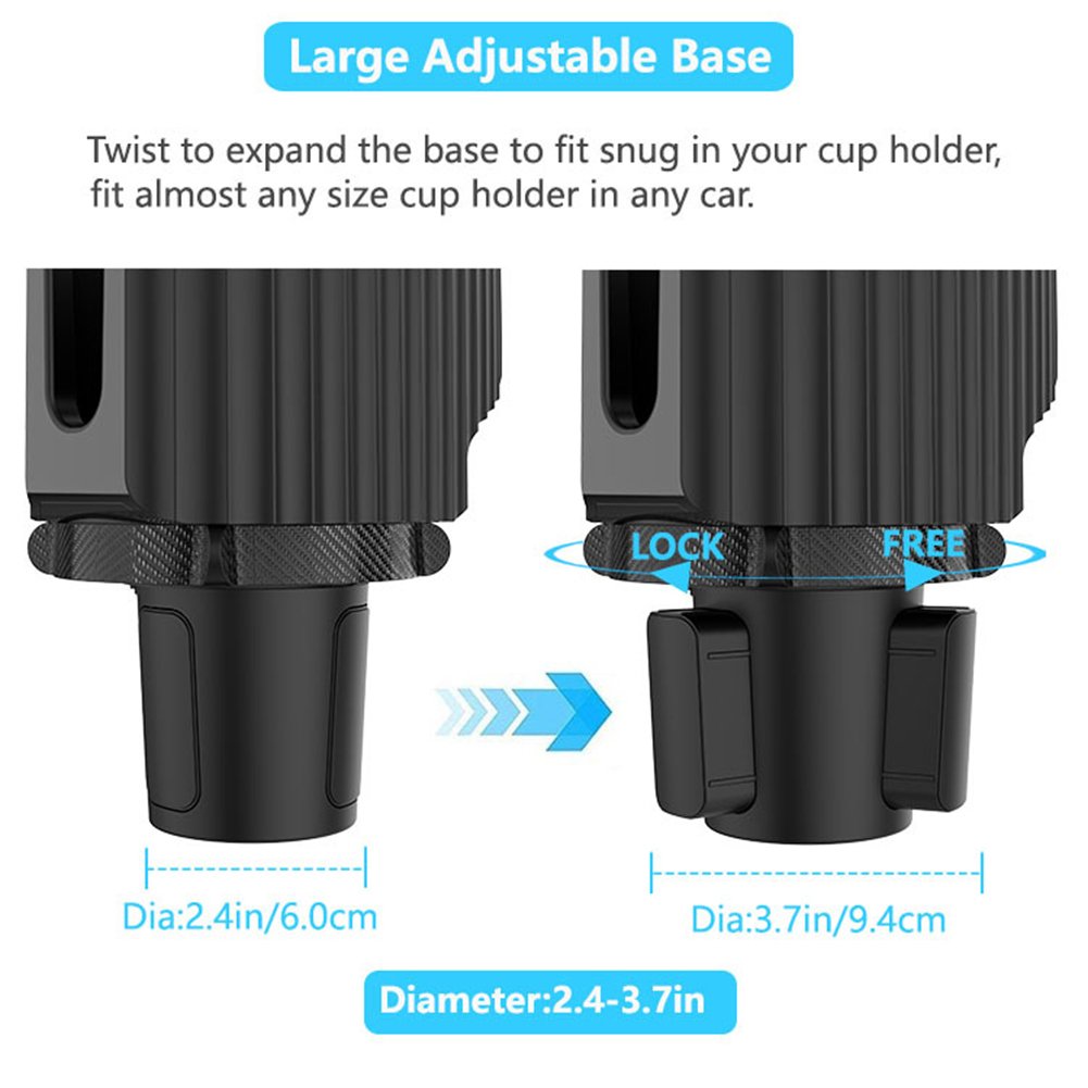 Factory Direct Car Cup Holder Drinking Bottle Holder Mobile Phone Stand Organizer Cellphone Mount Auto Car Styling Accessories