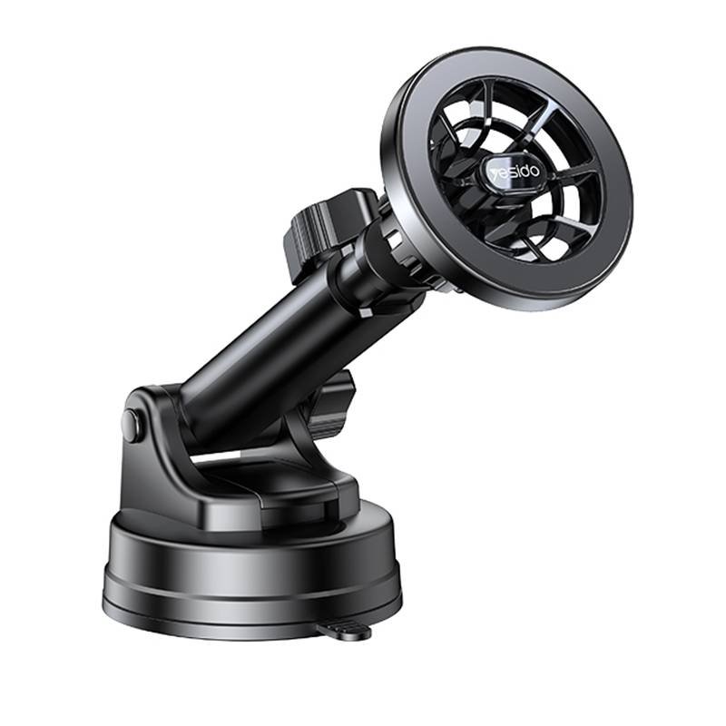 C158 Yesido Hot Selling Long Arm 360 Rotation Air Vent Dashboard Magnetic Car Phone Holder For IP 12 13 14 15