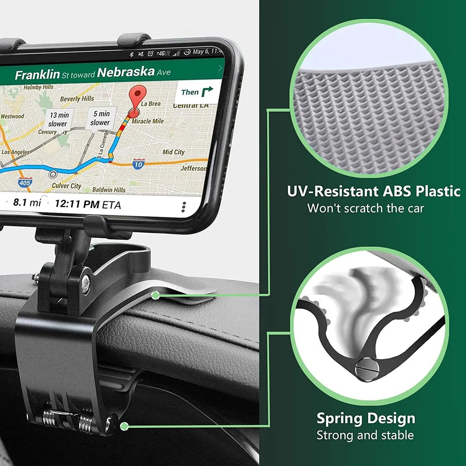 Cheap price 360 Rotatable Universal Windshield car clip dashboard phone Car Mount Dashboard Phone Holder