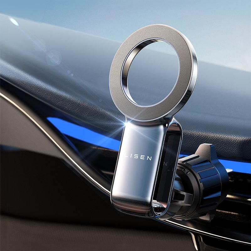 LISEN The New Listing 2024 Car Accessories Magnetic Ring Anti Car Holder Mobile Phone Stand For Car