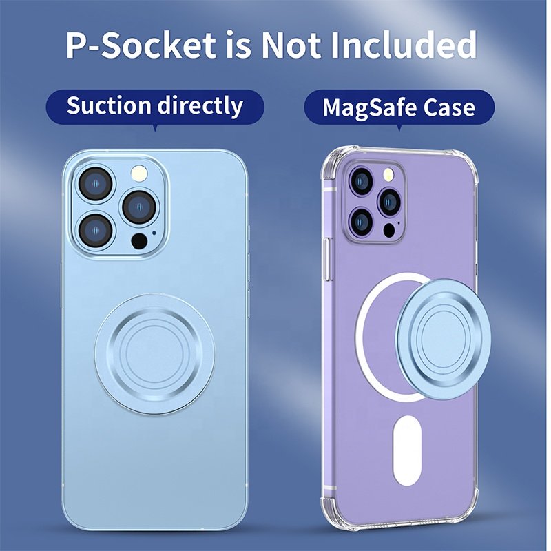 2024 New Design Magnetic Phone Grip Intended for Popping up socker Grip and Phone Ring Holder Magnetic Base Mobile Phone Holder