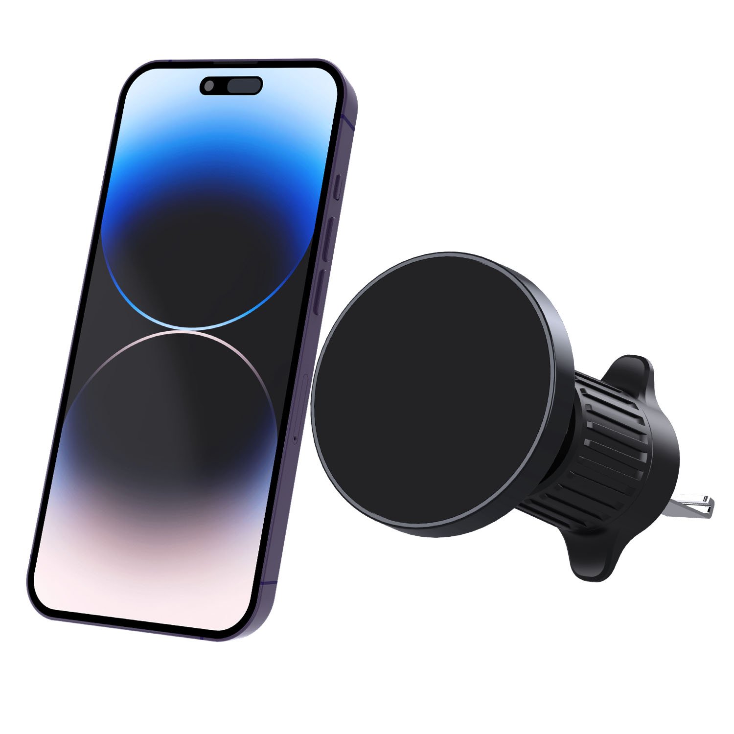 Car Accessories 360 Rotation Mobile Cell Phone Mount Magnetic Car Phone Holder For Car