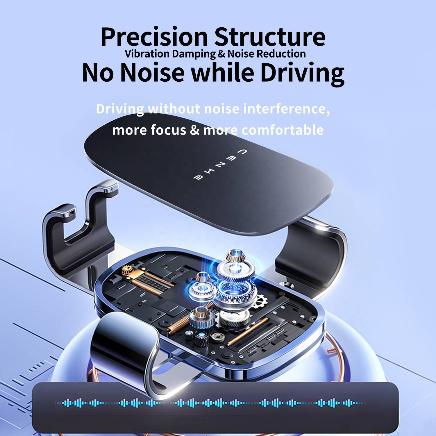 2024 New Amazon Hot Selling 360 Degree Rotating Gravity Car Air Outlet Phone Mount Windshield Dashboard Car Phone Holder