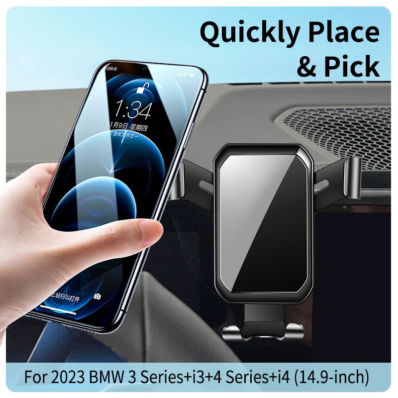 Gravity Smartphone Mobile Phone Cellphone Mount Holder Air Vent Bracket Stand For BMW 3 Series+i3+4 Series+i4 2023