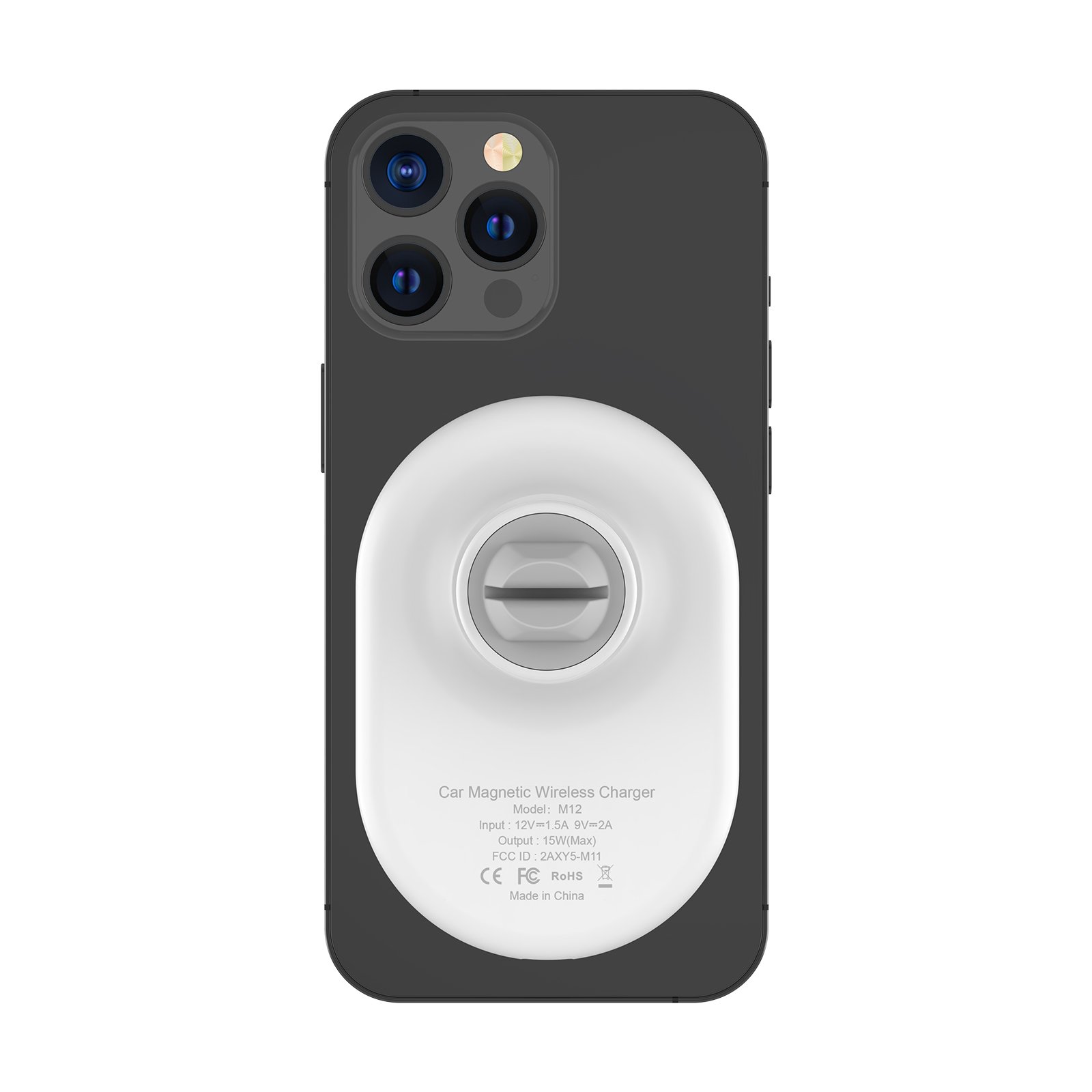 Portable Car Phone Holder for Apple Magnetic Wireless Charger