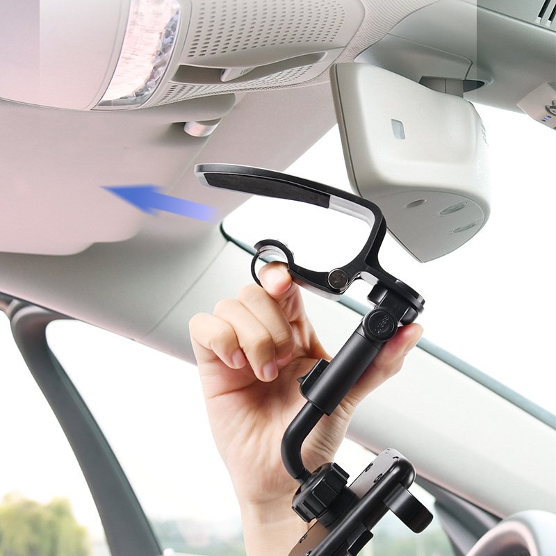 Car Mount Cell Phone Holder Universal 360 Rotating Car Sun Visor Mount Support Clip Bracket for GPS Smartphones