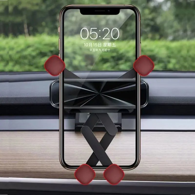 Gravity Car Phone Holder Mobile Cell Phone Support Mount for Tesla Model 3 Y 2017 2019 2020 2022 2024 Accessories