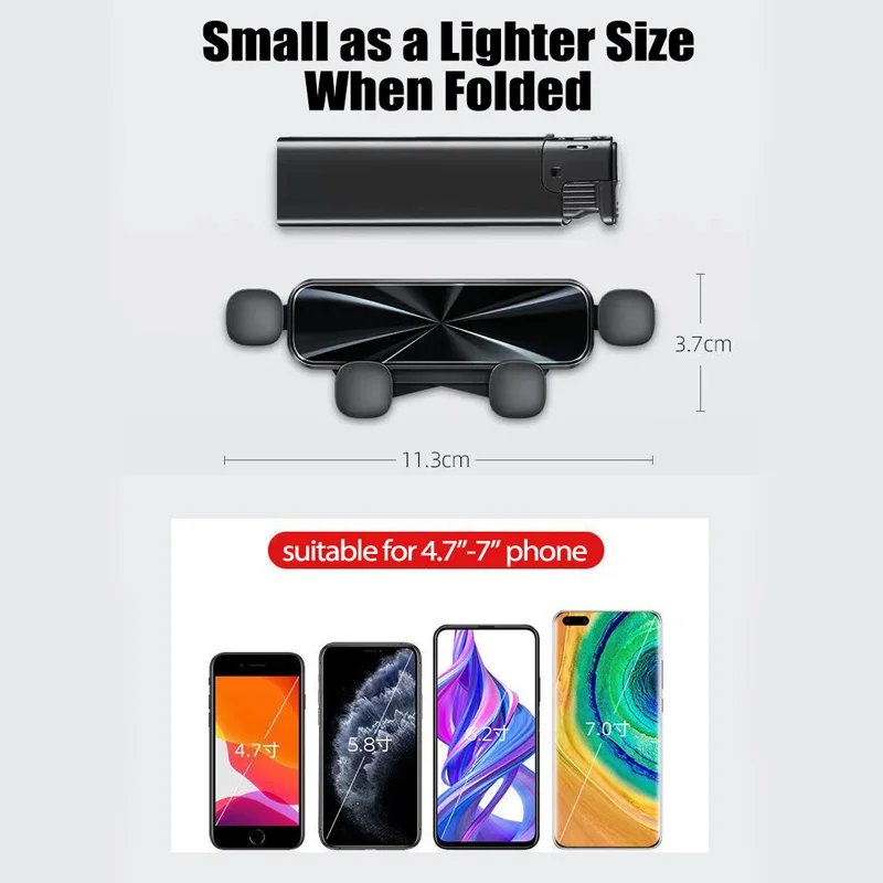 Gravity Car Phone Holder Mobile Cell Phone Support Mount for Tesla Model 3 Y 2017 2019 2020 2022 2024 Accessories