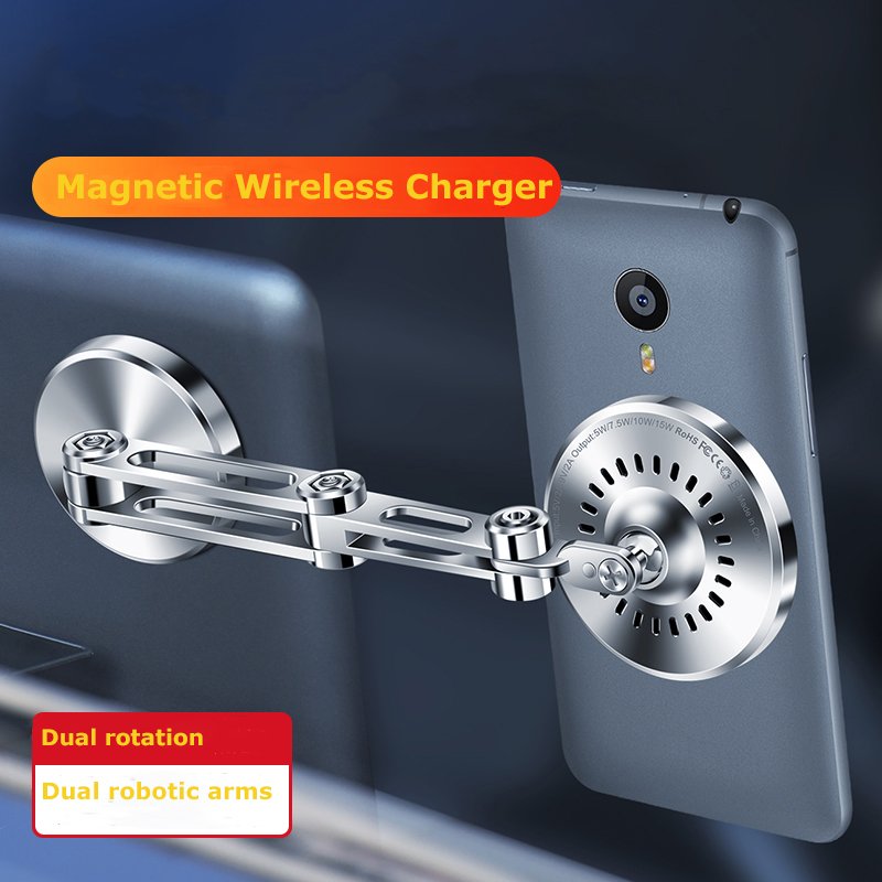 15w Magnetic Fast Car Charger Wireless Phone Holder Fast Charging For Car Wireless Charger