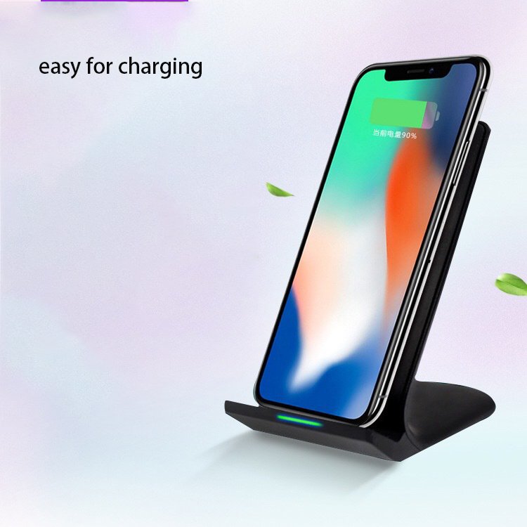 Mobile Phones Holder Wholesale Wireless Charger 2 in 1 Stand 10W Fast Wireless Charging Adapter for iphone 12 Charger
