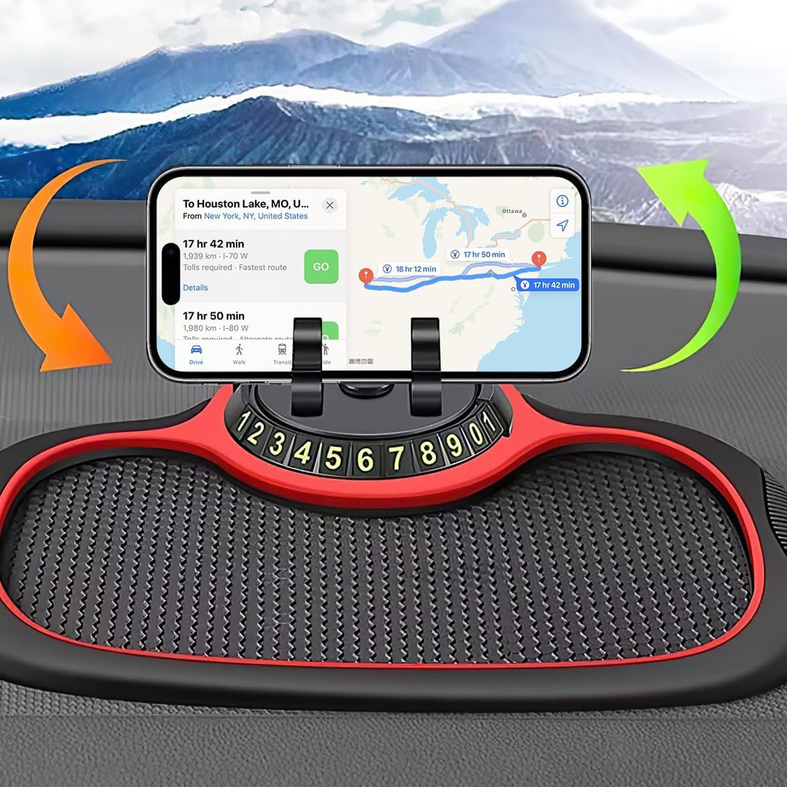 Factory Wholesale Multifunction Car Anti-Slip Mat Auto Mobile Phone Holder for Car Dashboard Mobile Phone Holder Car Gadgets