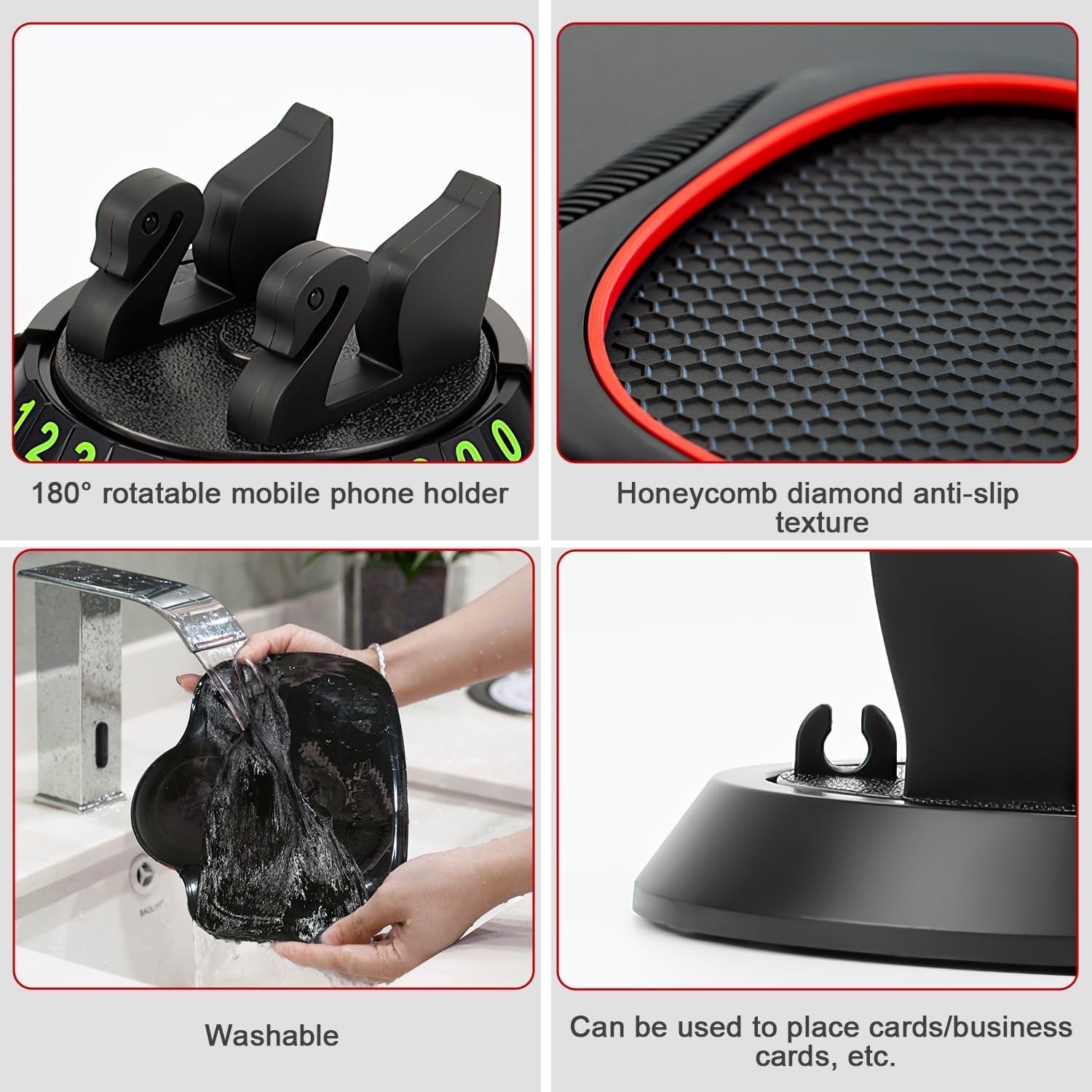 Factory Wholesale Multifunction Car Anti-Slip Mat Auto Mobile Phone Holder for Car Dashboard Mobile Phone Holder Car Gadgets