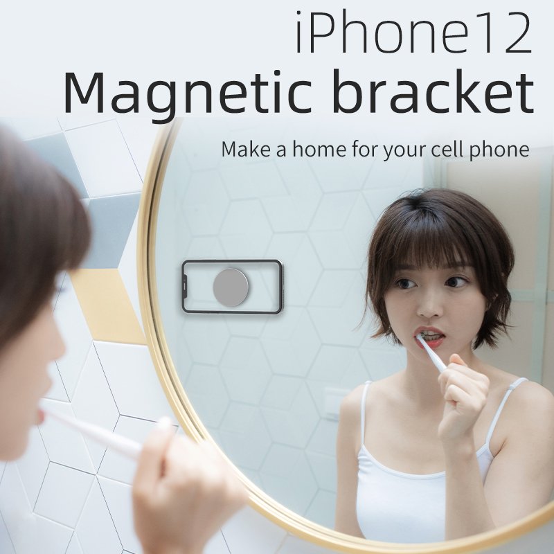 Sticky Magnet Phone Stand Holder cute Mini portable Wall Mount dock for Phone Holder