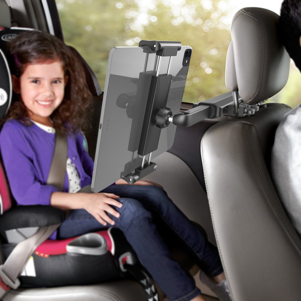 TAIWORLD 360 Degree Rotation Car Headrest Mount Newest Design Universal Tablet Phone Stand Holder Car Backseat PC Bracket