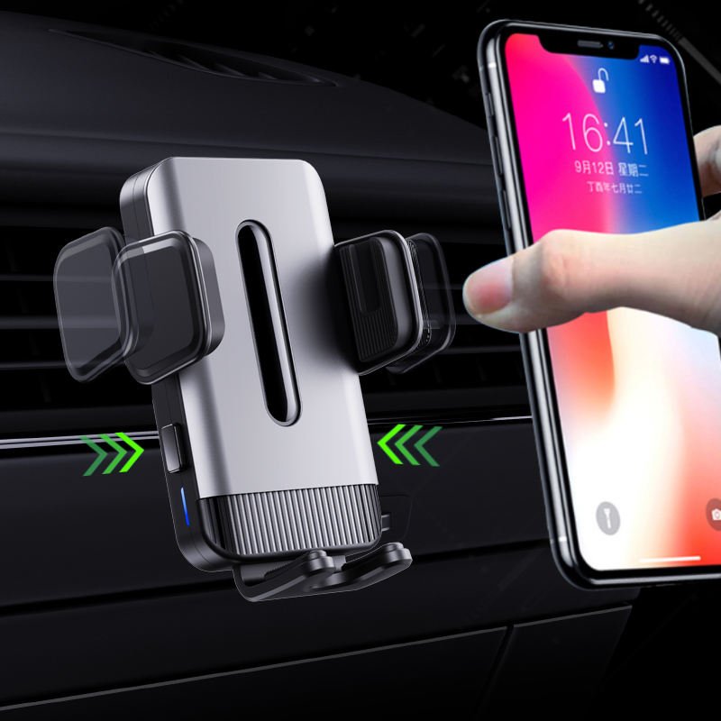 Intelligent induction Car wireless charging stand,15W Fast Charging Car Holder, Car Wireless Charger for iPhone Samsung