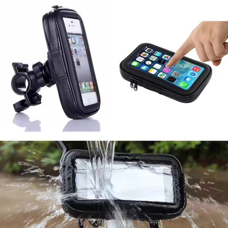 Motorcycle Telephone Holder Bicycle Motorcycle Touch Screen Phone Holder Waterproof Case Bike Handlebar Phone Bag