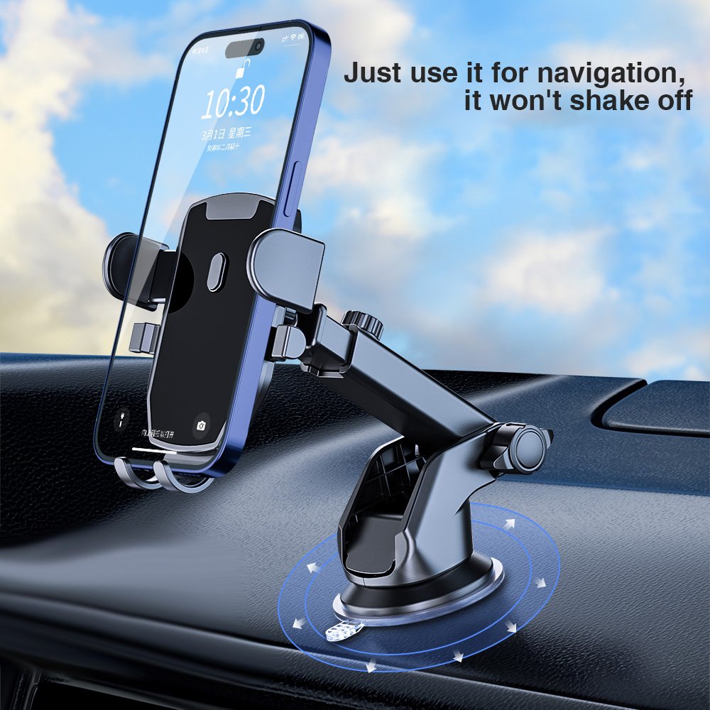Universal Hands Free Dashboard Windshield Cell Phone Holder Sucker Car Mount Phone Holder