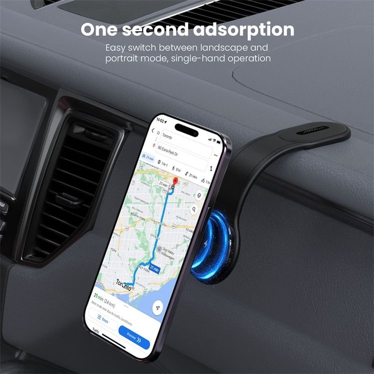 Vyvylabs Hot Selling Magic Magnetic Car Holder Wireless Charger car charger mount magnetic car holder