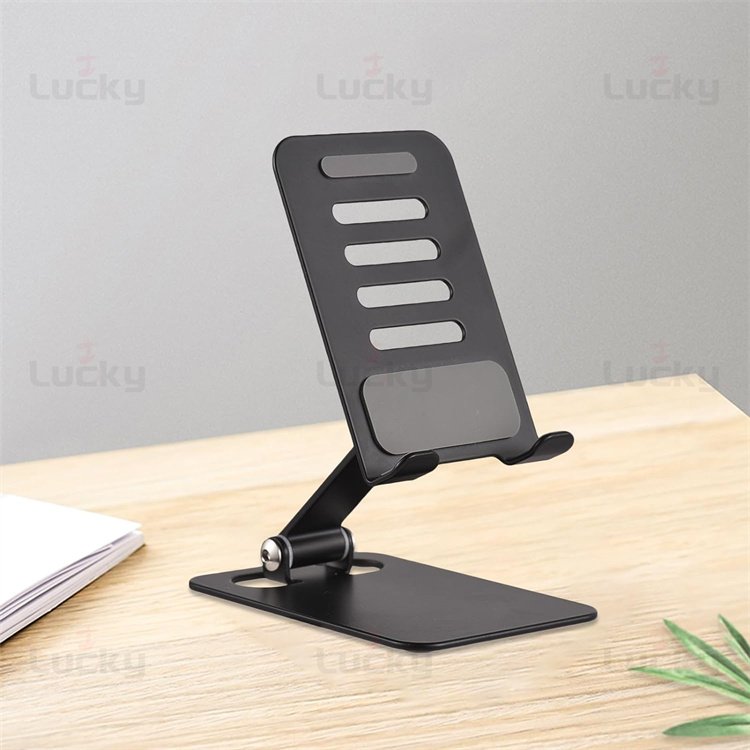 360 Degree Rotating Portable Folding Metal Mount Mobile Phone Holder Desktop Lazy Live Tablet Stand