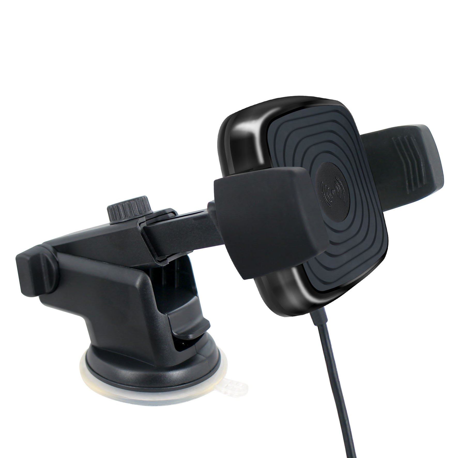 15W Car Fast Charger 3 In 1 Magnetic Car Fast Wireless Phone Charger Auto Clamping Wireless Car Charger Phone Holder