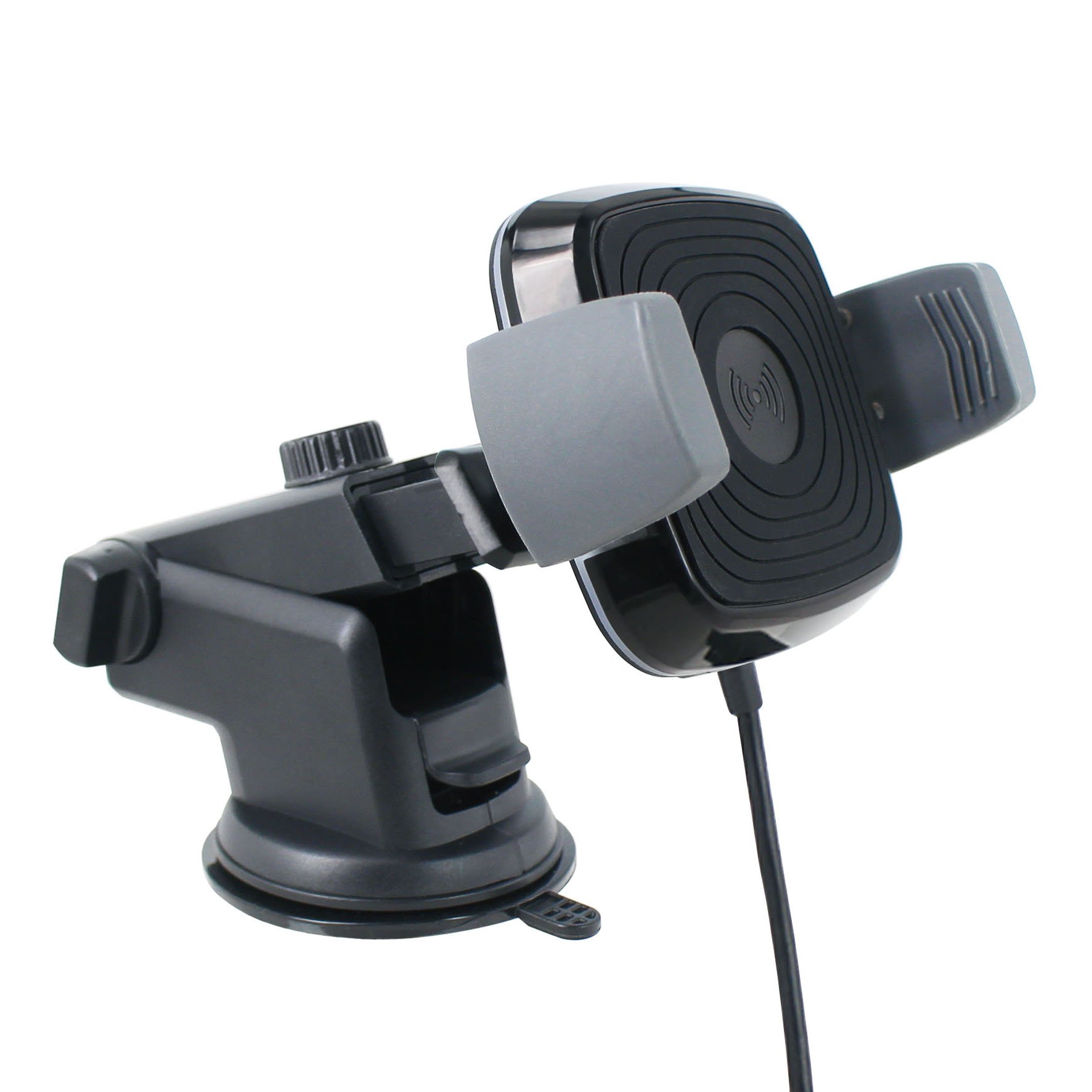 15W Car Fast Charger 3 In 1 Magnetic Car Fast Wireless Phone Charger Auto Clamping Wireless Car Charger Phone Holder