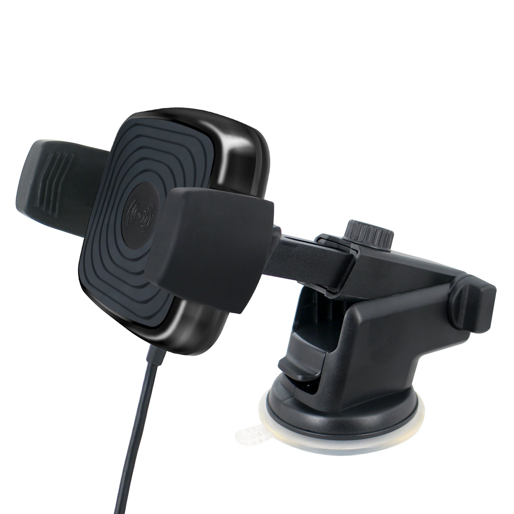 15W Car Fast Charger 3 In 1 Magnetic Car Fast Wireless Phone Charger Auto Clamping Wireless Car Charger Phone Holder