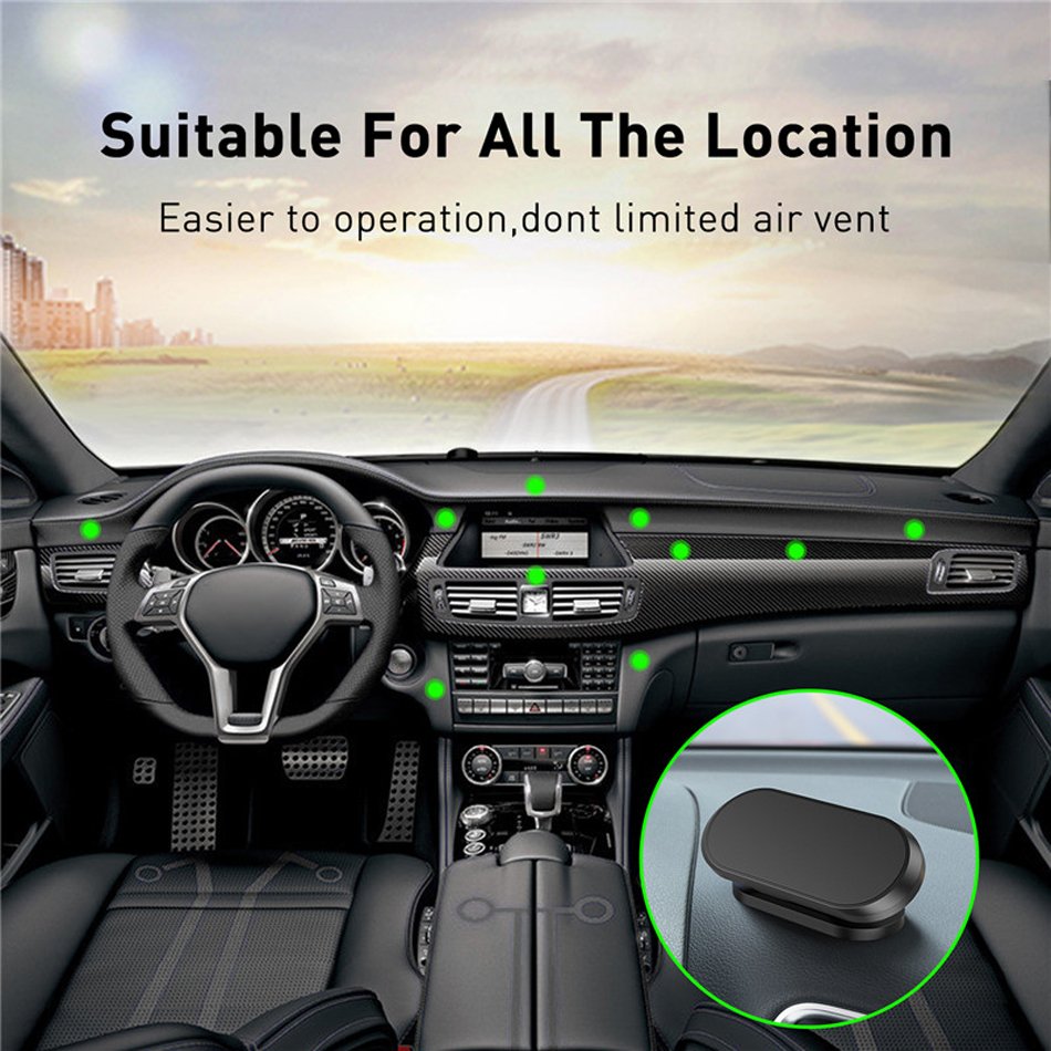 360 rotating magnetic Universal Dashboard Car Mobile Phone Holder Suitable For multiple scenes Car Holder Phone Stand