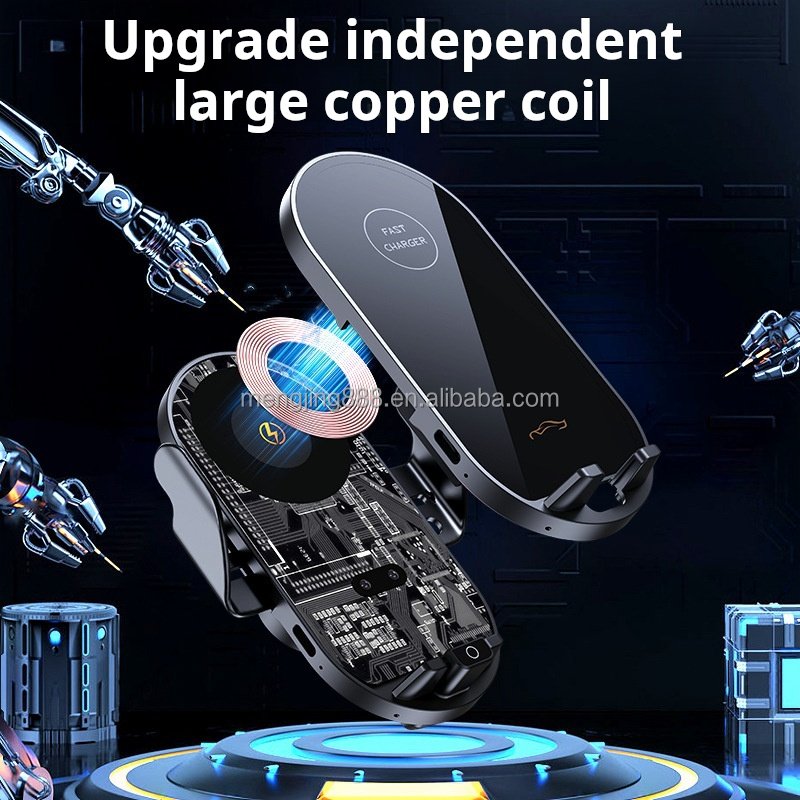 Car 66W magnetic wireless fast charge navigation support mobile phone holders magnetic mobile phone holder