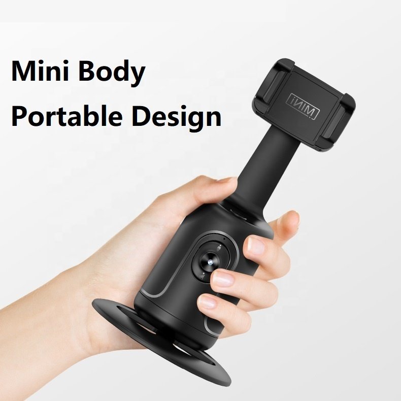 No APP Required P01 Smart 360 Degree Rotation AI Auto Face Tracking Mobile Stand Cell Phone Holder