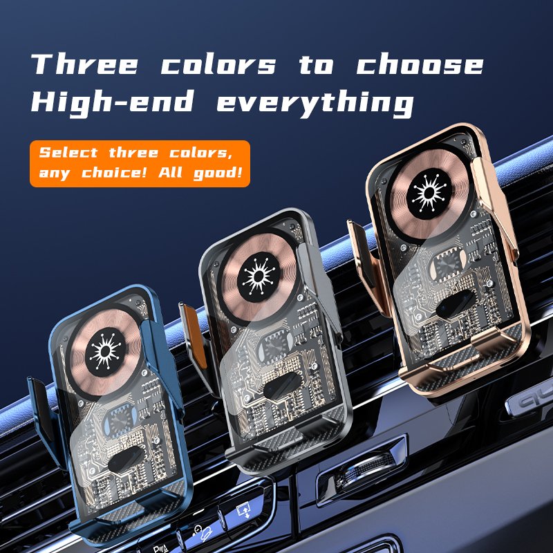 New Arrival 15W Fast Car Wireless Charger Magnetic Phone Holder for iPhone for Mobile Phone Charging