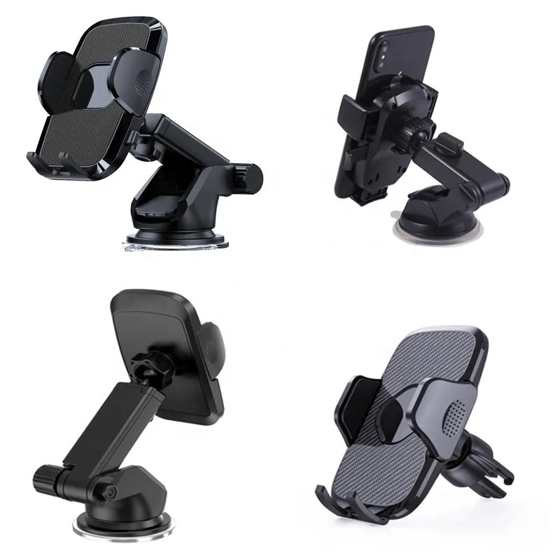 Adjustable Car Phone Holders Strong Suction Cup Mobile Phone Holder Car Stand Windshield Gravity Sucker Car Cell Phone Holder