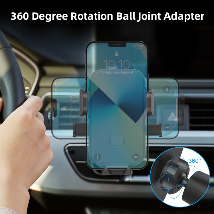 Hot Selling Product Upgrade Car Air Vent Mount Adjustable Mobile Phone Holder Vehicle Cellphone Mount