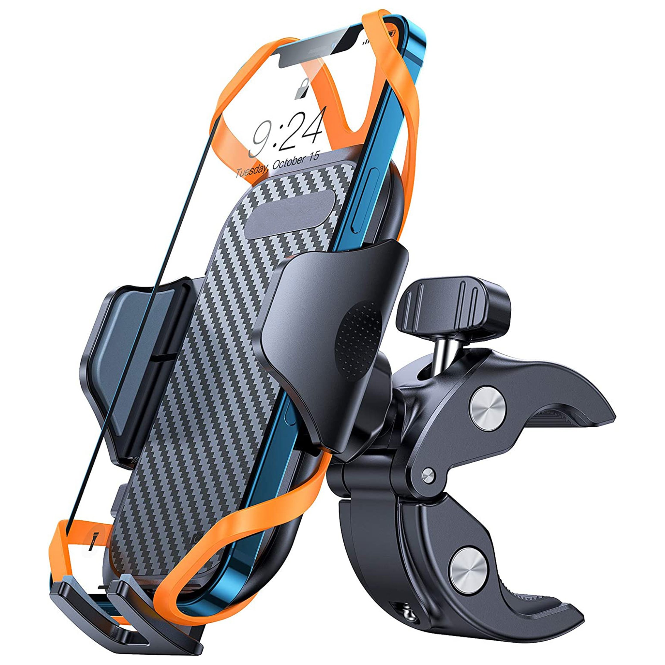 Shopping Cart Stroller Golf Cart Bicycle Handlebar Motorcycle Phone Mount Universal Bike Phone Stand Mobile Phone Holders