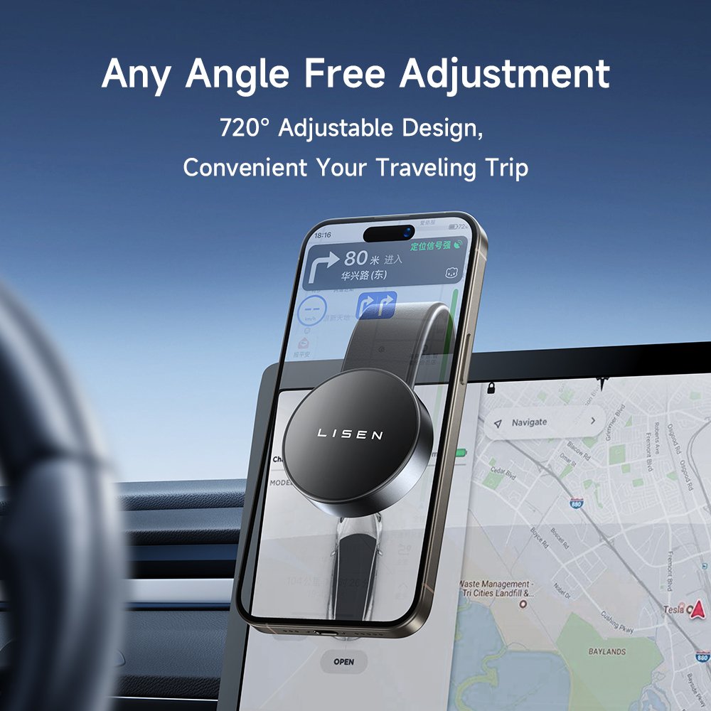2024 LISEN Vehicle Phone Stand Phone Holder Car Phone Stand in Car