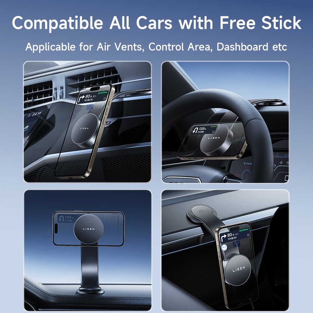 2024 LISEN Vehicle Phone Stand Phone Holder Car Phone Stand in Car