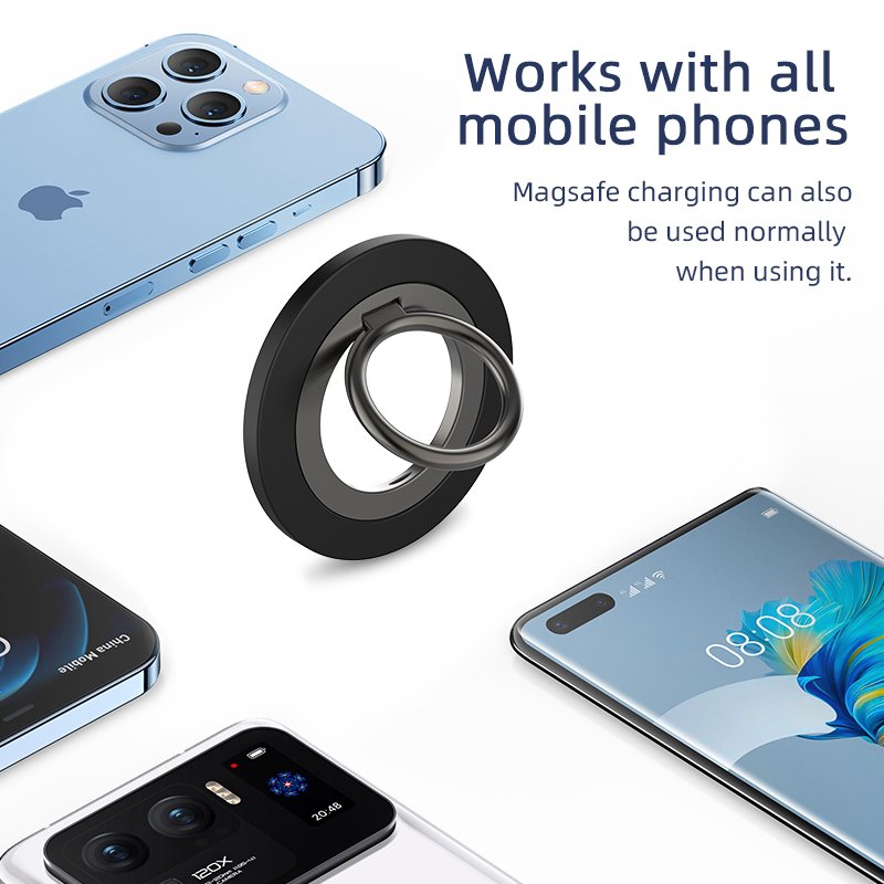 2024 SYNCWIRE phone ring holder for magsafe strong magnet 360 degree rotation ring phone holder magnetic phone ring holder