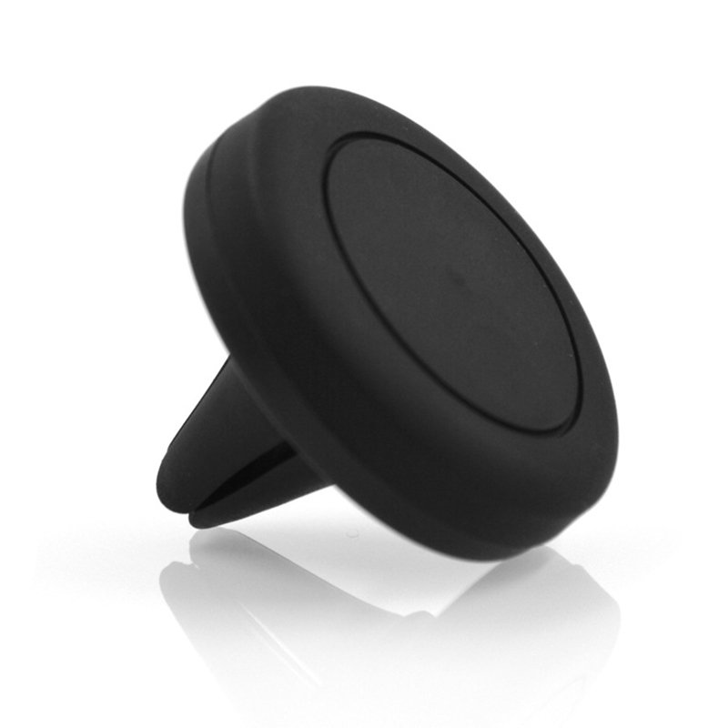 Hot sale auto vehicle universal black ABS car air vent cell phone mount bracket mini magnetic mobile car holder