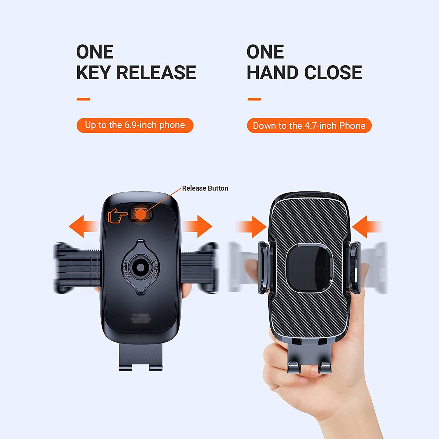 Abs 2 In 1 Set 360 Rotation Air Vent Dashboard Mobile Stand Car Phone Holders For Car Mount