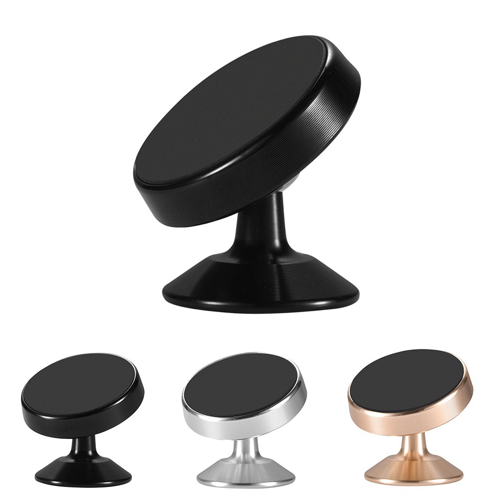 360 degree flexible universal magnetic car cell phone holder support custom logo metal phone holder for phones
