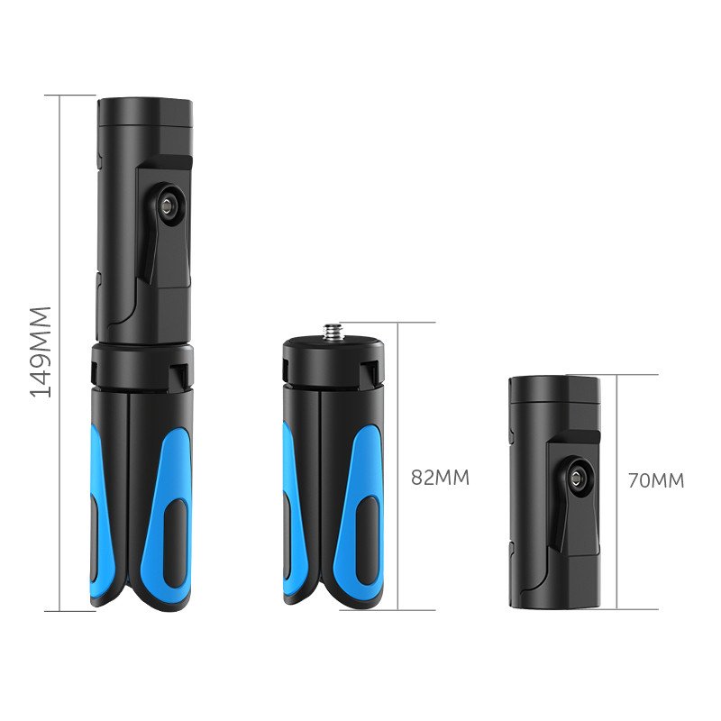2020 New Custom Multifunctional Flexible Desk Phone Stand Adjustable Portable Tripod Clip Phone Holder