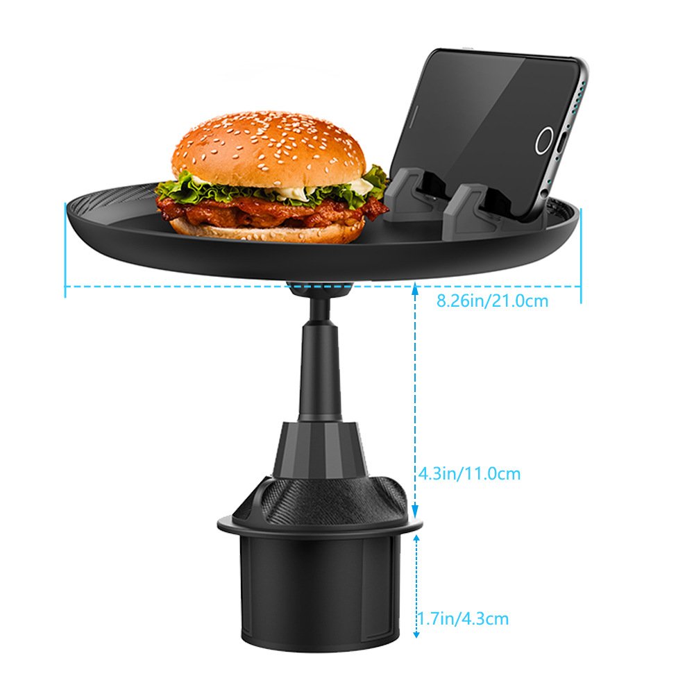 Car Phone Stand Dinner Tray Tray Drink Coffee Small Table Food Storage Rack Water Cup Long Type Mobile Phone Holder for Car OEM