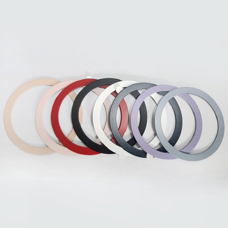 Universal Magnetic Metal Plate Ring For Magsafe Wireless Charger Iron Sheet Sticker Magnet Car Phone Holder For iPhone 14 13 12