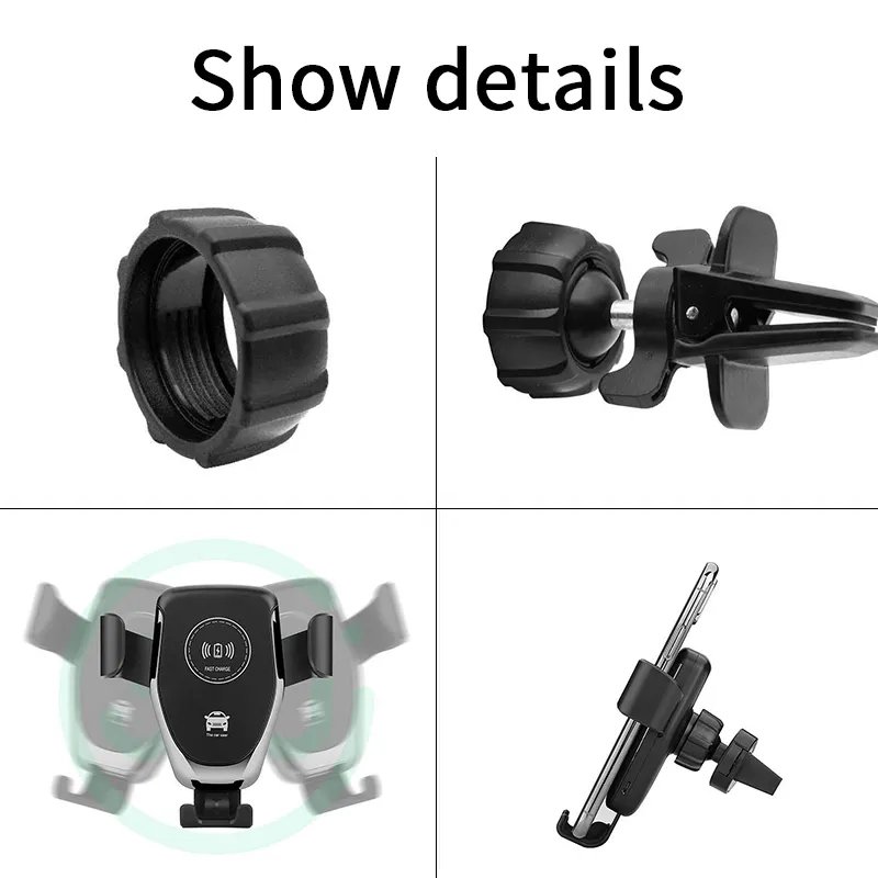Cheap Factory Price 9V/1.2A Car Wireless Charger Holder Trending Products 2023 New Arrivals