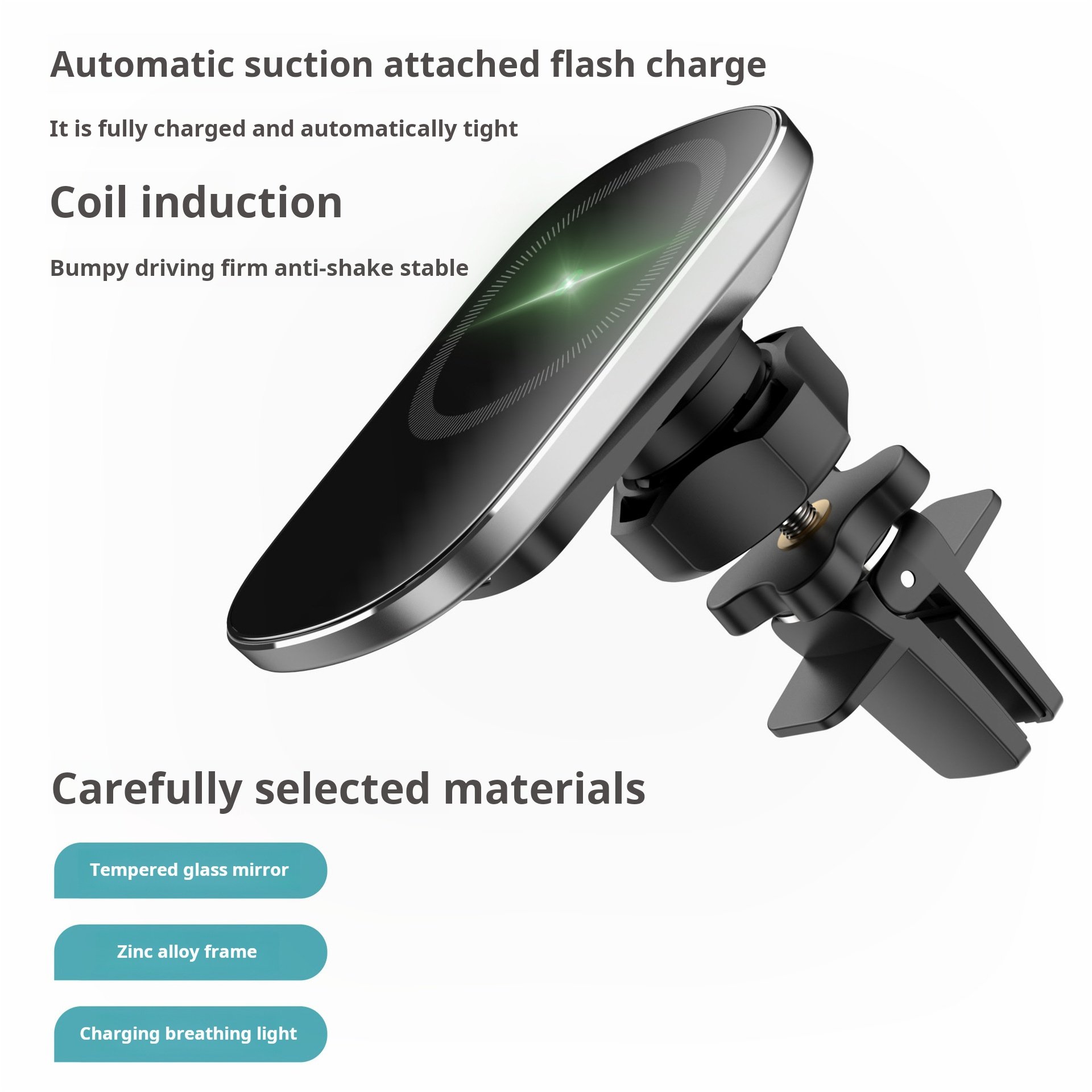 Mobile phone car holder Car wireless charging mobile phone holder for car