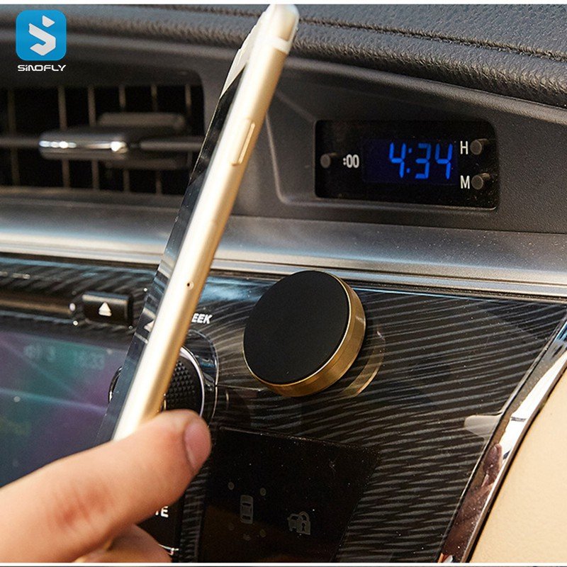 Car Dashboard Mount Magnetic Phone Holder Portable Rear Hook for Car Seats with Mobile Phone Holder Black View Mobile Phone
