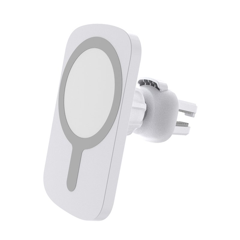 Portable Universal Fast Wireless Charging 15w Car Phone Holder For Iphone With Magnetic Adsorption Function Charge